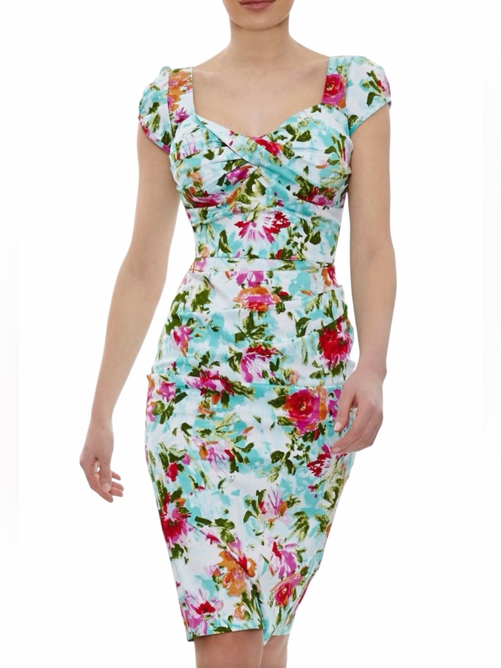 STOP STARING by ALICIA ESTRADA FLORAL NEW DRESS.